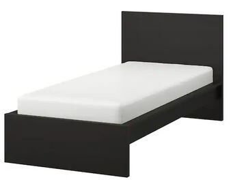 IKEA Malm Einzelbett schwarzbraun